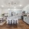A kitchen with a dining enclave 