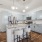 Designer kitchens in choice of white or dusty blue cabinetry 